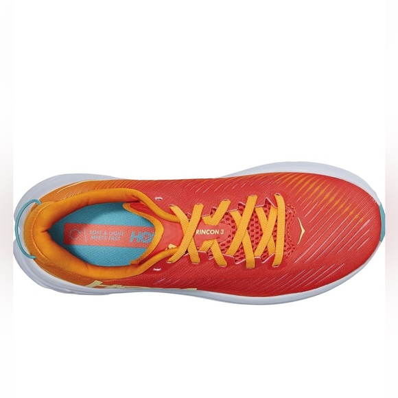 ✨EUC✨ Hoka Rincon 3 Camellia/Radiant Yellow Women's Running Shoes - Picture 4 of 13